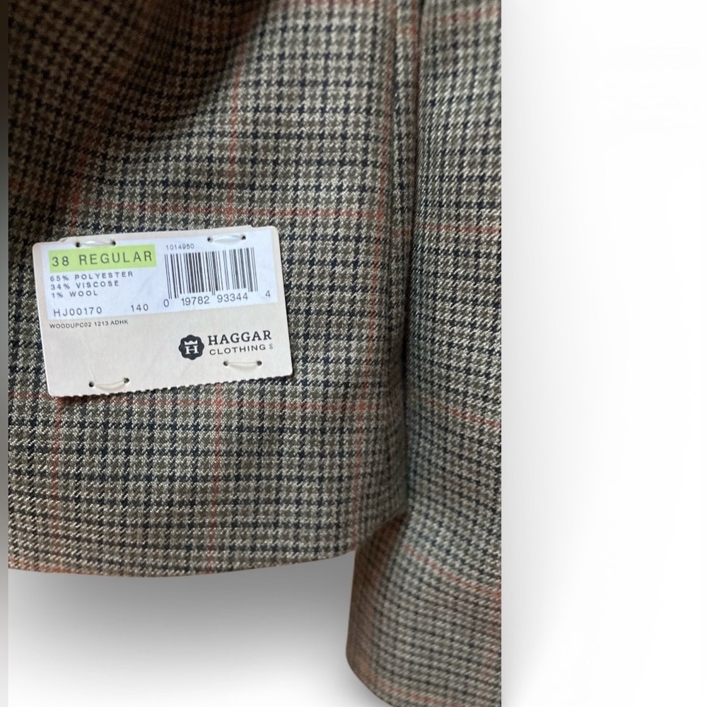 Haggar‎ Men’s Blazer Size 38R NWT Classic Tailored Suit Jacket - Picture 5 of 9